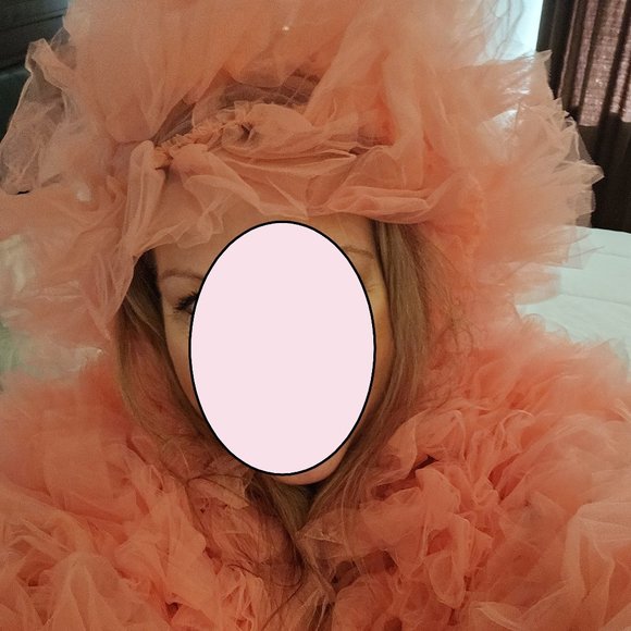 Oyemwen Custom Tulle Hooded Jacket - Picture 4 of 12